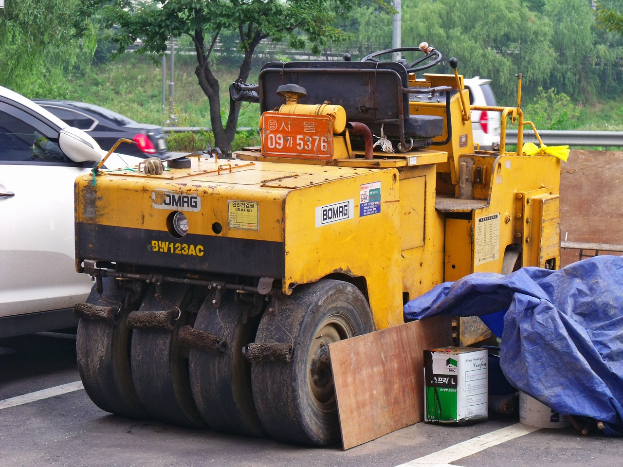 Construction equipment license plates of South Korea / 건설기계 차량 번호판 대한민국