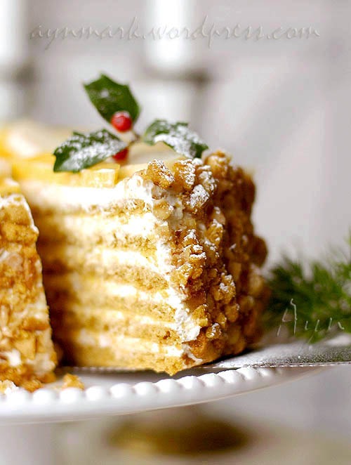 Тыквенно – медовый торт