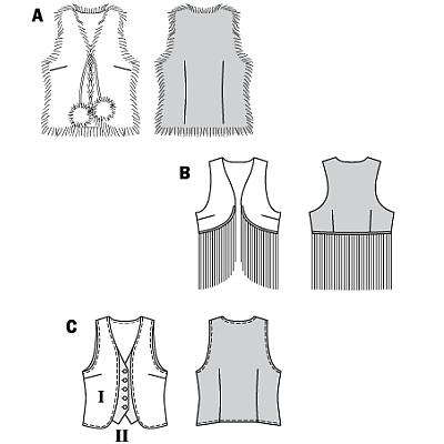Выкройка жилета - Хобби и