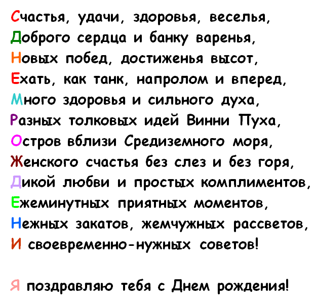 49Веселые тексты поздравлений с днем рождения