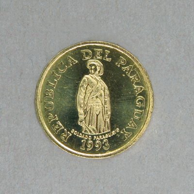 Монеты и банкноты №7 (50 инти Перу, 1 гуарани Парагвая)