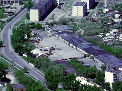 Автобаза УМC-1, поселок Aблaкeткa, город Уcть-Кaмeнoгopcк