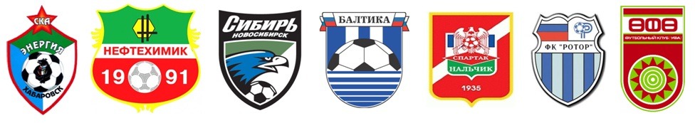 эмблемы клубов ФНЛ