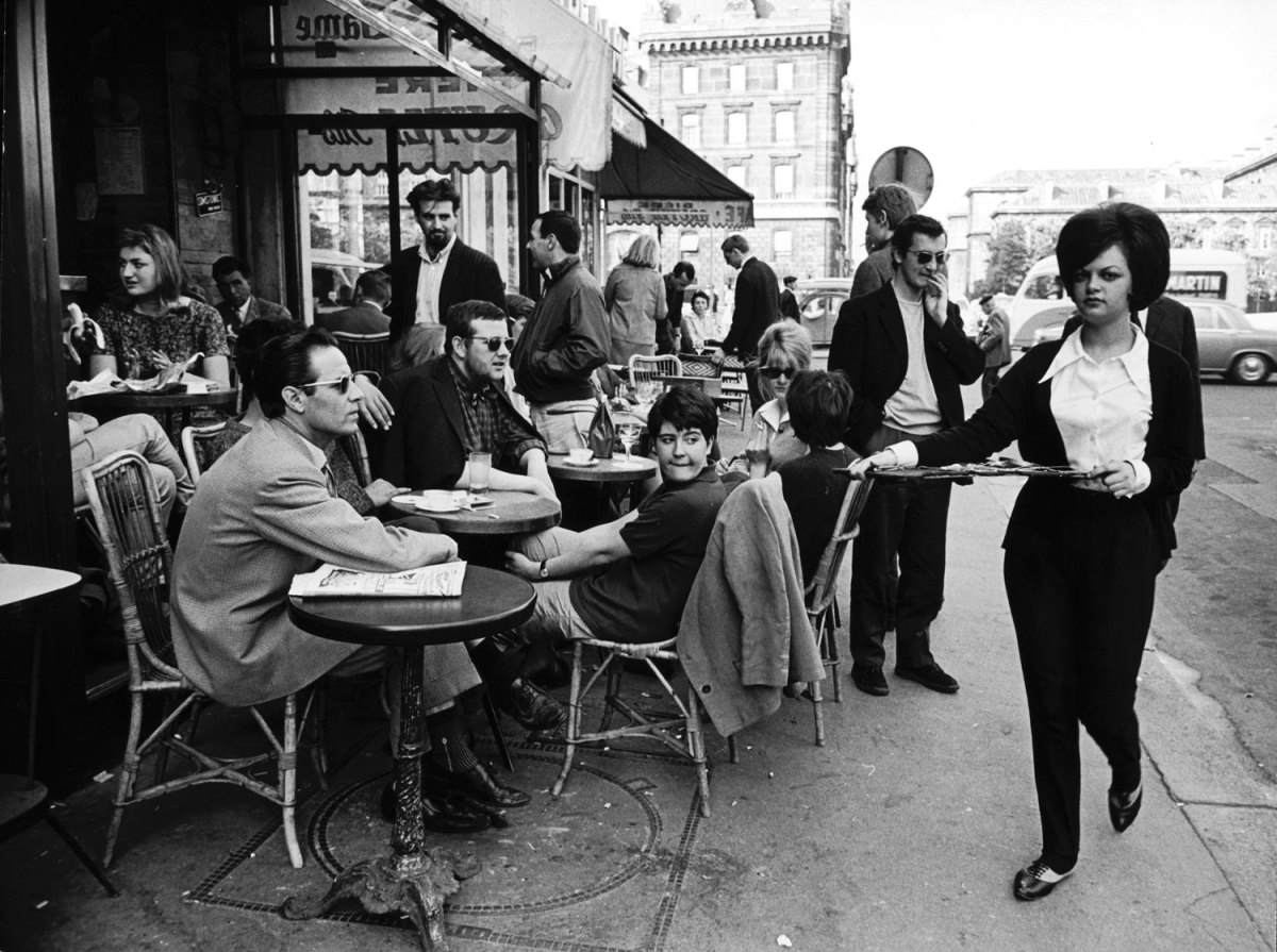 В кафе Франция 1963