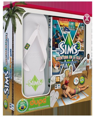 тапочки dupe sims 3 райские острова