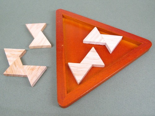 Занимательные головоломки №39 Треугольники в треугольнике