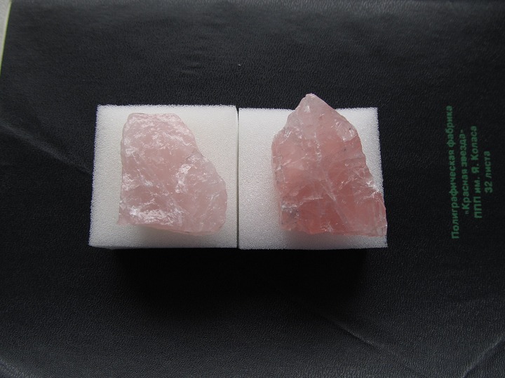Минералы Сокровища Земли №2 - Розовый кварц