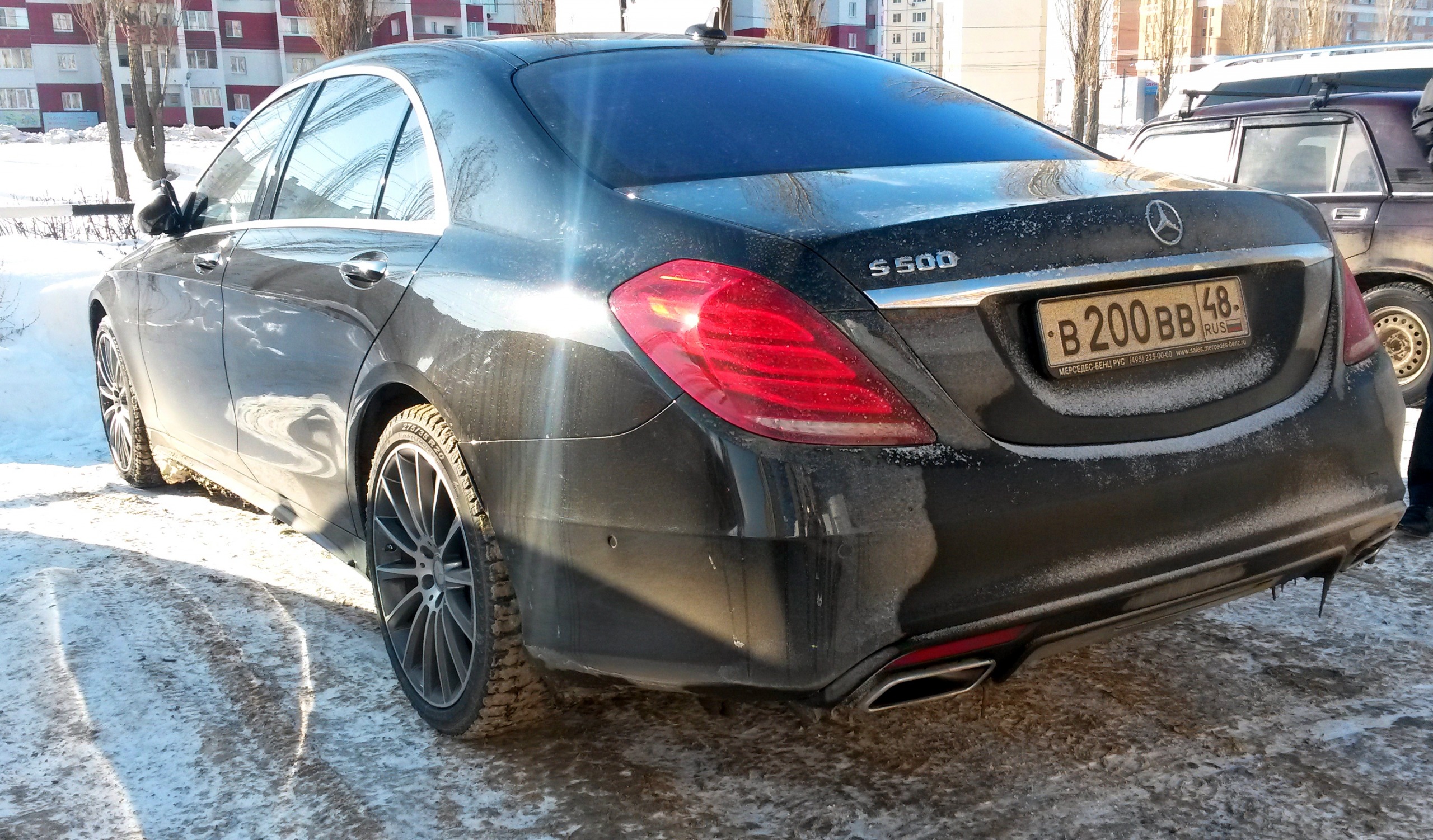 Mercedes w222 разбит