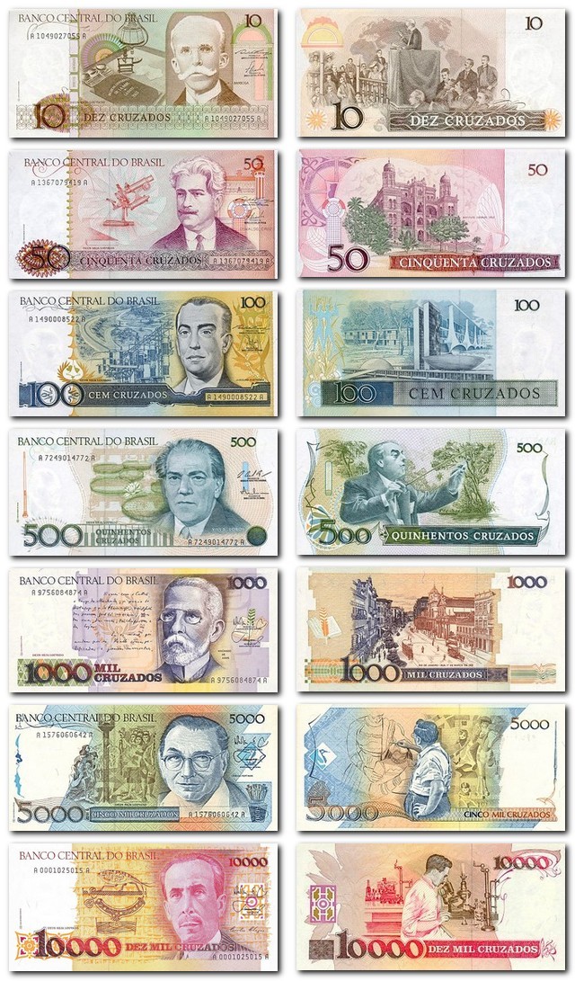 Монеты и купюры мира №58 - 500 крузадо (Бразилия)