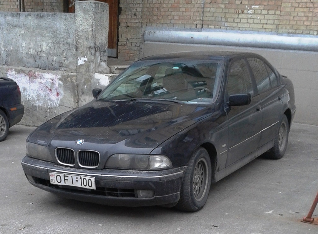 BMW С грузинскими номерами