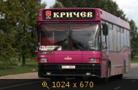 Гламурный розовый автобус МАЗ ТС6082