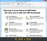 Foxit Advanced PDF Editor 3.10 RePack by KpoJIuK (2014) Русский