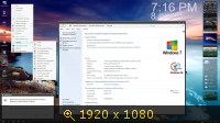 Windows 7 Home Premium SP1 (32bit+64bit) by Matros 9.01.2014 (2014) Русский