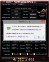 GPU-Z 0.7.7 + ASUS ROG Skin (2014) Английский