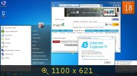 Windows 7 Ultimate x86-x64 SP1 Integrated March By Maherz (2014) Русский
