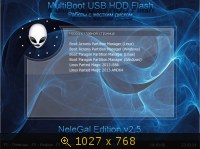 Multiboot USB Flash NeleGal Edition + UEFI v2.5 (2014) Русский