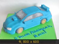 Торты, украшенные мастикой и марципаном (7)