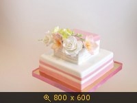 Торты, украшенные мастикой и марципаном (7)