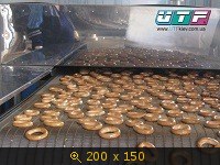 Бублики на поде туннельной печи